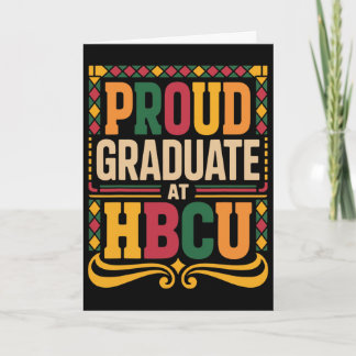 Graduate At Hbcu Juneteenth School Historical Hbcu Card