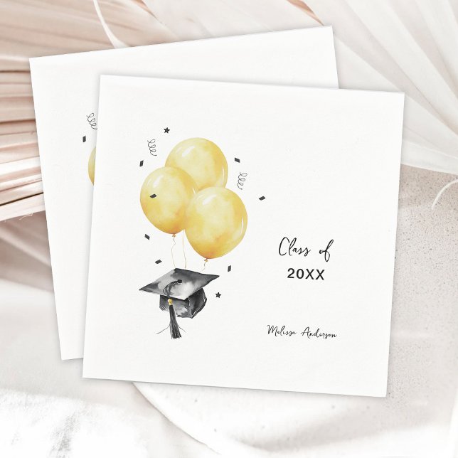 Graduate Balloons Napkin (Creator Uploaded)