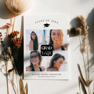 Graduate Black Box Graduation Announcement