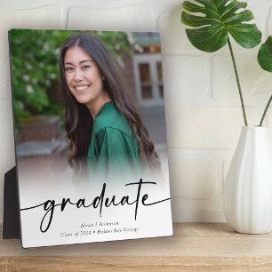 Graduate Calligraphy Script Class of 2024 Photo  Plaque