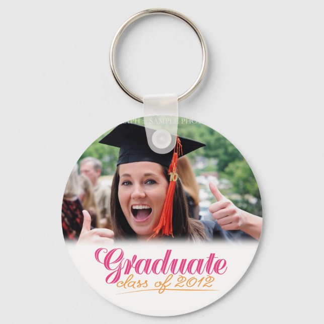 Graduate Class of 2012 Gift Keepsake Key Chain (Front)