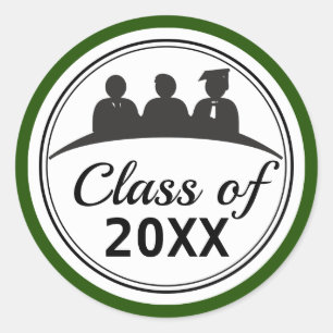 Graduate - Class of 20XX Classic Round Sticker