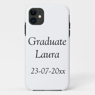 Graduate class of 20xx Congratulate add name date Case-Mate iPhone Case
