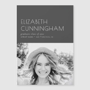 Graduate Class of 20XX Minimalist Photo Graduation