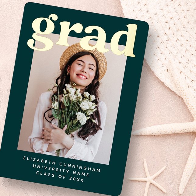 Graduate Class of 20XX Modern Photo Graduation (Creator Uploaded)