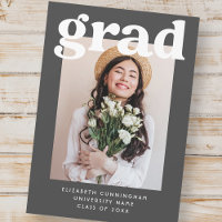 Graduate Class of 20XX Modern Photo Graduation