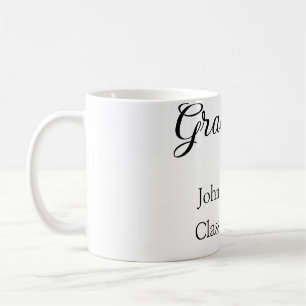 Graduate class of 20XX simple minimal graduation m Coffee Mug