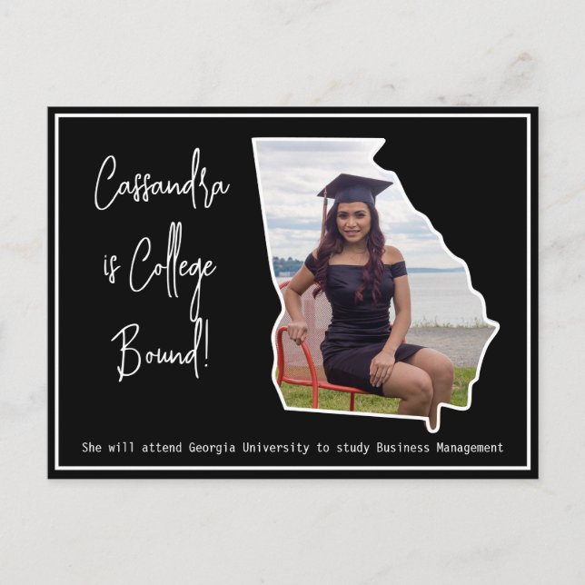 Graduate College Bound Georgia Postcard (Front)