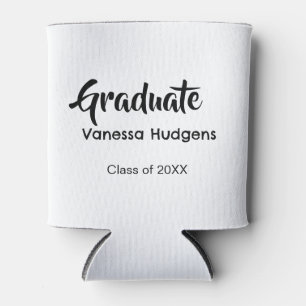 Graduate congratulations name date year class univ can cooler