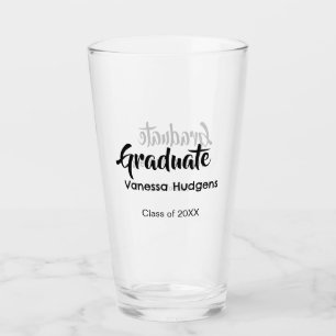 Graduate congratulations name date year class univ glass