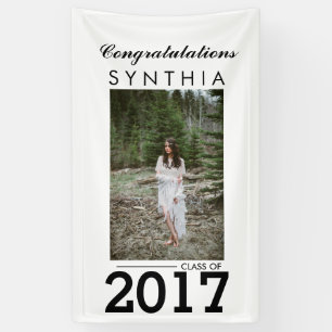 Graduate Congratulations Photo Yard Sign