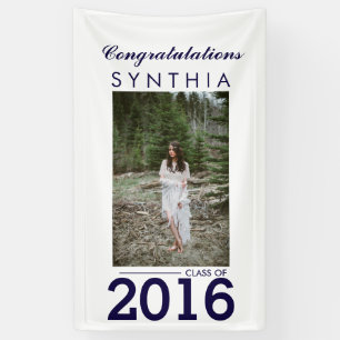 Graduate Congratulations Photo Yard Sign