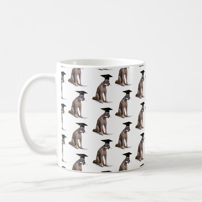 Graduate Coyote Coffee Mug (Left)