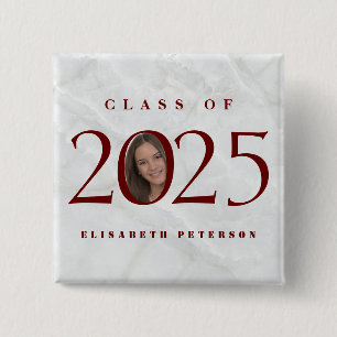Graduate Custom Photo For Her 15 Cm Square Badge