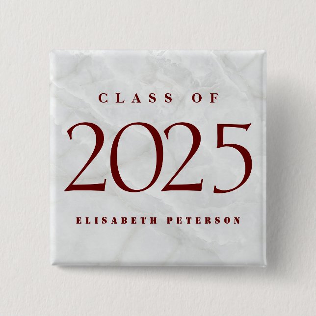 Graduate Custom Photo For Her 15 Cm Square Badge (Front)