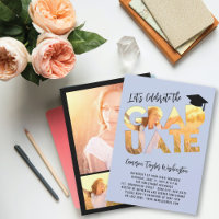 Graduate Cutout Photo Lavender Graduation Party