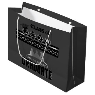 Graduate - DIY Year and Name -  Large Gift Bag