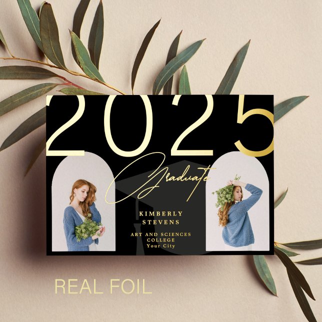 Graduate elegant minimalist custom 2 photos (Creator Uploaded)