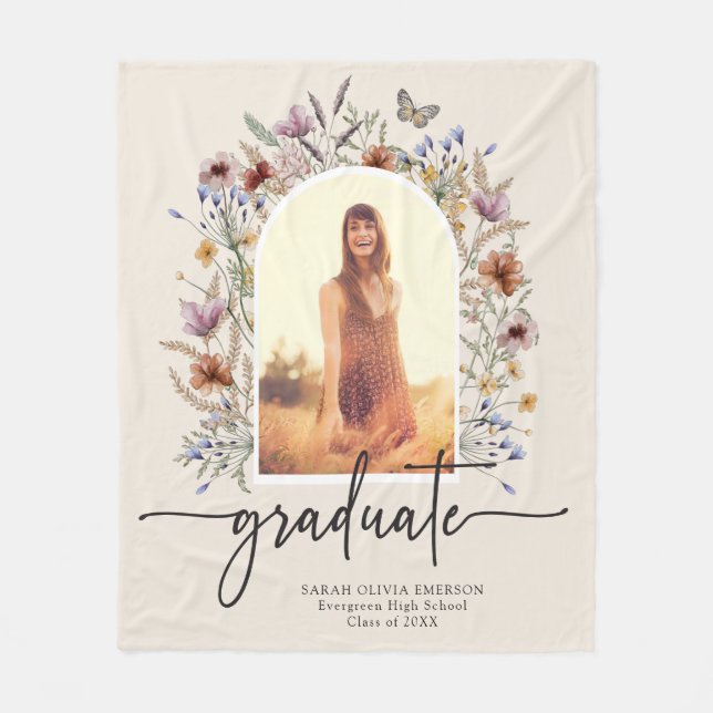 Graduate Fleece Blanket (Front)