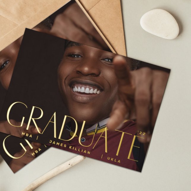 GRADUATE | Foil Pressed Photo 2023 Announcement (Creator Uploaded)