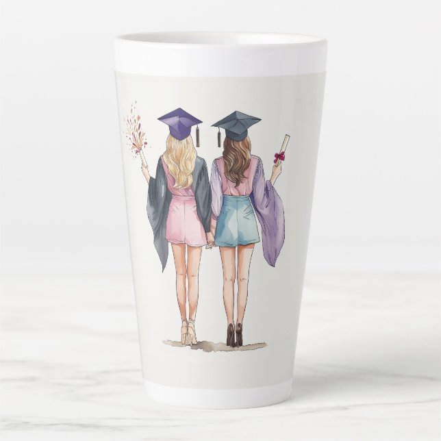 Graduate Friends Latte Mug (Front)