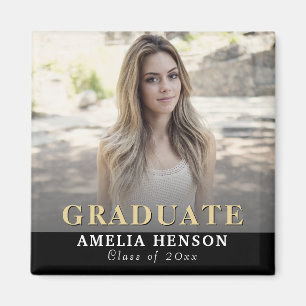 Graduate Full Photo Graduation Announcement Magnet