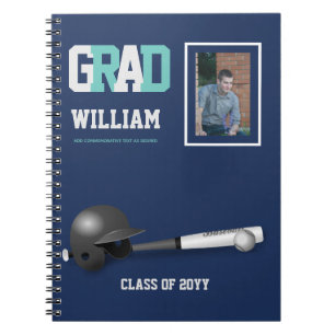 Graduate Gift - Personal Baseball Themed Journal