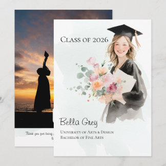 Graduate Girl 2026 Graduation Announcement