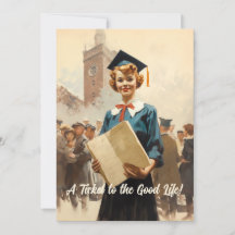 Graduate girl congratulations