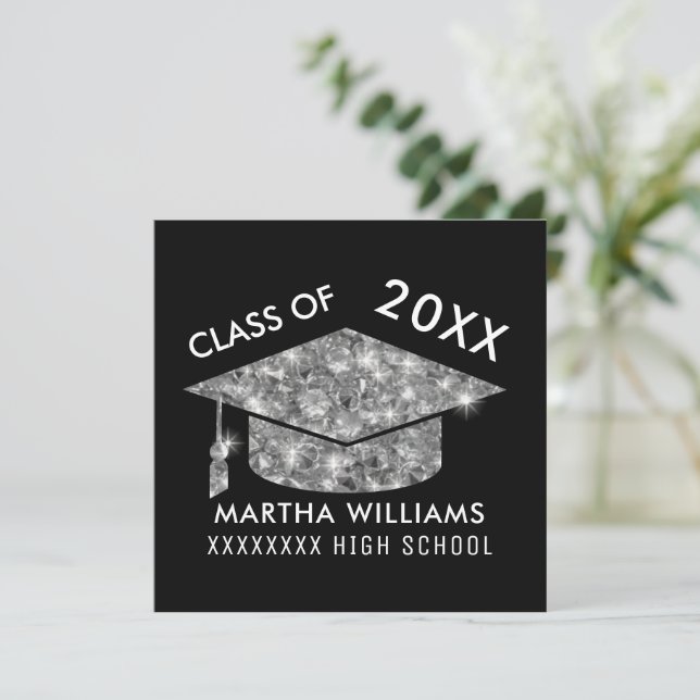 Graduate / Graduation Academic Class Chic Invitation (Standing Front)