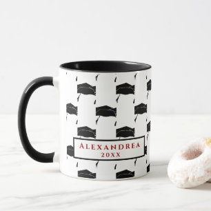 Graduate Graduation Caps Class Keepsake Custom Mug
