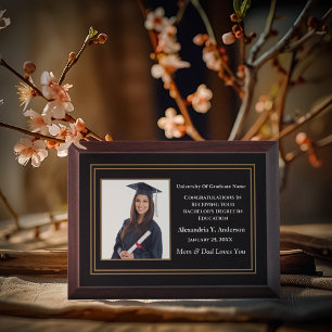 Graduate Graduation Photo School Award Plaque