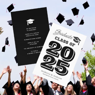 Graduate High School Graduation Announcement