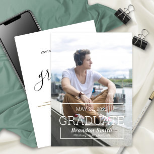 Graduate High School Photo Party Invitation