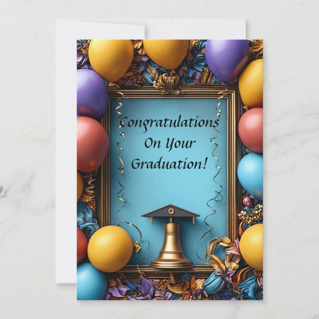 Graduate in Academic Year Invitation (Front)