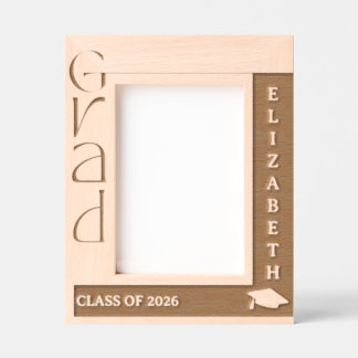 Graduate Laser Etched Frame