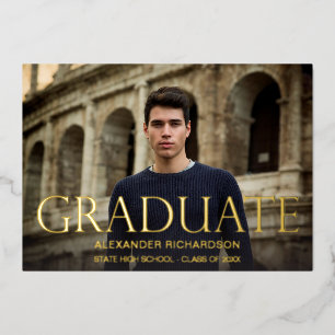 Graduate Mod Photo Graduate Foil Announcement