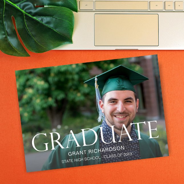 Graduate Mod Photo Graduation Announcement (Creator Uploaded)