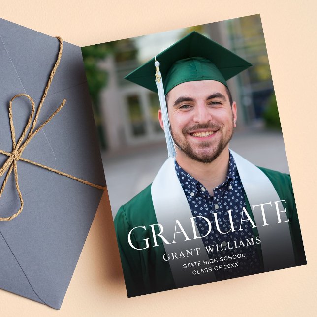 Graduate Mod Photo Vertica Graduation Announcement (Creator Uploaded)