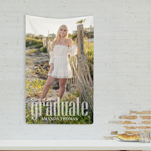 Graduate Modern Elegant Photo Template Banner