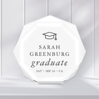 Graduate Modern Minimalist Simple Chic Graduation