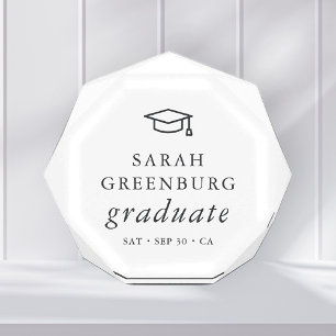 Graduate Modern Minimalist Simple Chic Graduation Photo Block