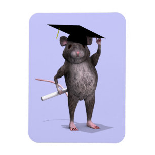 Graduate Mouse Magnet