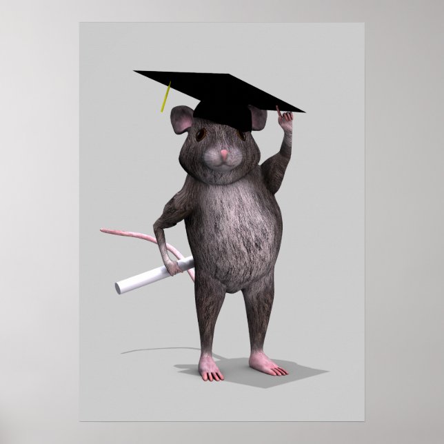 Graduate Mouse Poster (Front)