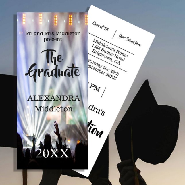 Graduate Music Festival Lights Party  Invitation (Creator Uploaded)