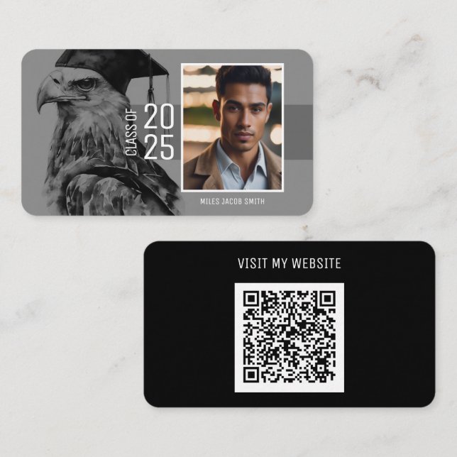 Graduate Name Card | Eagle (Front/Back)