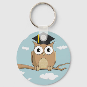 Graduate Owl Key Ring