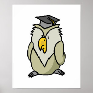 graduate owl poster