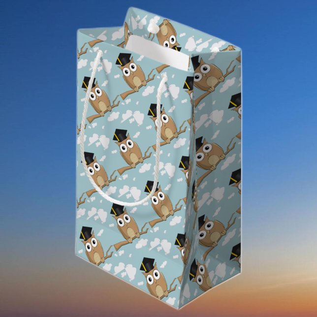 Graduate Owl Small Gift Bag (Creator Uploaded)