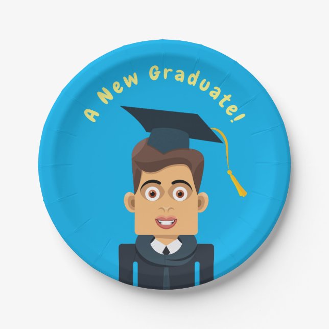 Graduate Paper Plate (Front)